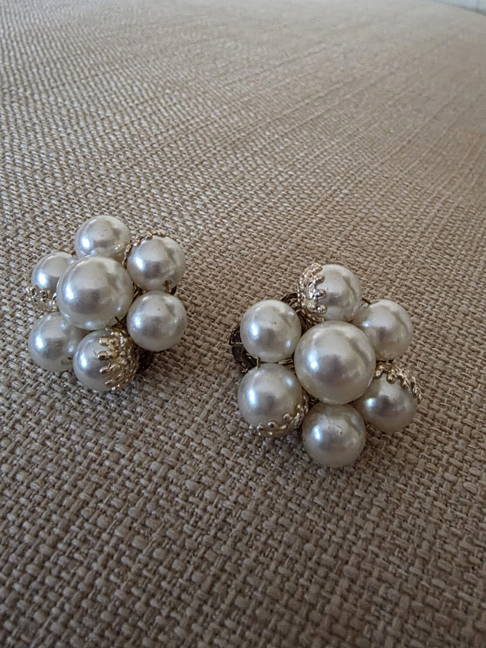Vintage Faux Pearl Earings